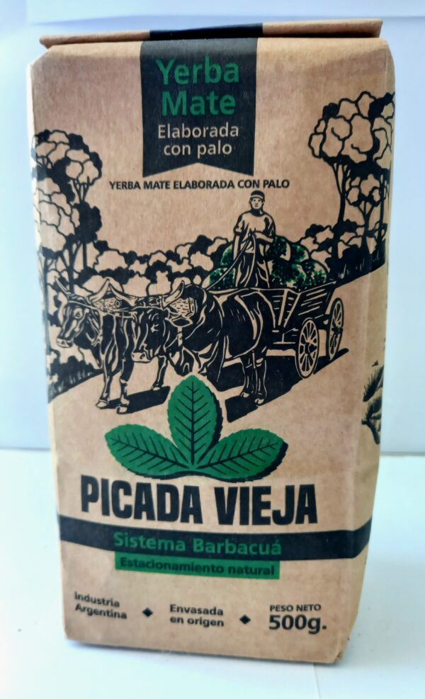 Yerba Mate Picada Vieja Agroecológica Barbacuá 500g
