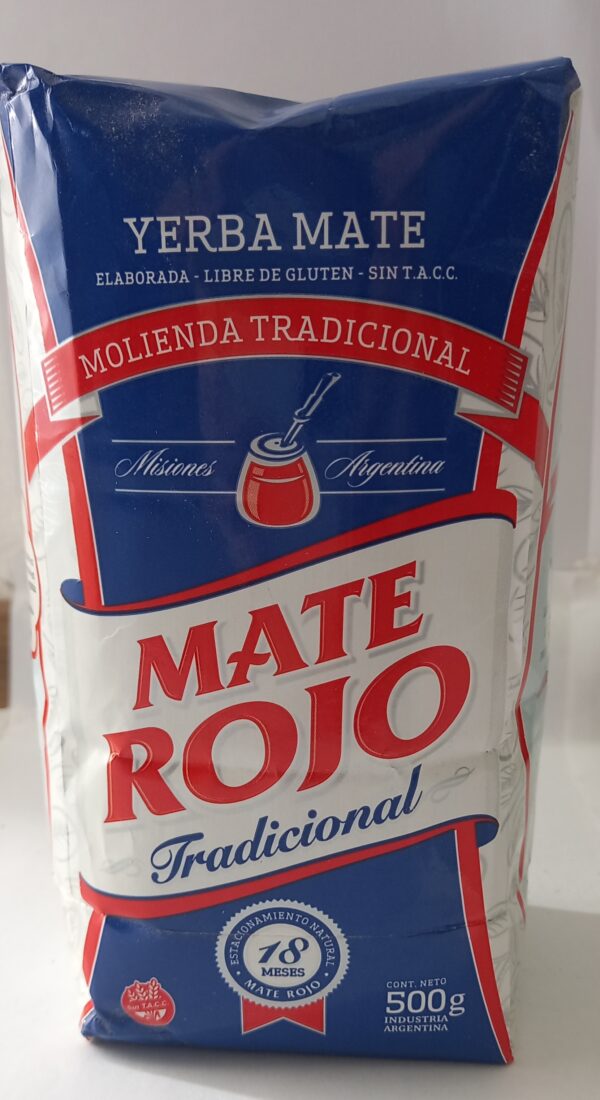 Yerba Mate Rojo Tradicional 500g