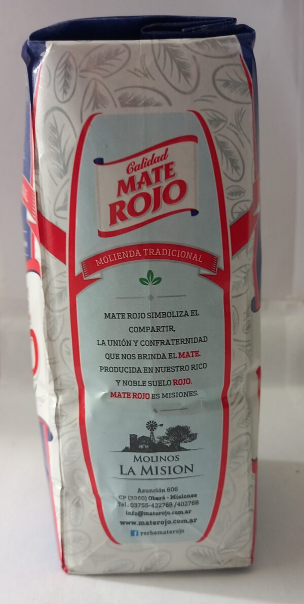 Yerba Mate Rojo Tradicional 500g - Imagen 3