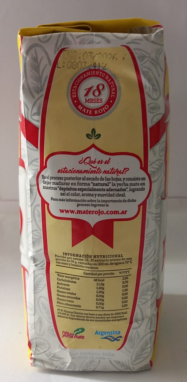 Yerba Mate Rojo con Hierbas 500g - Imagen 2