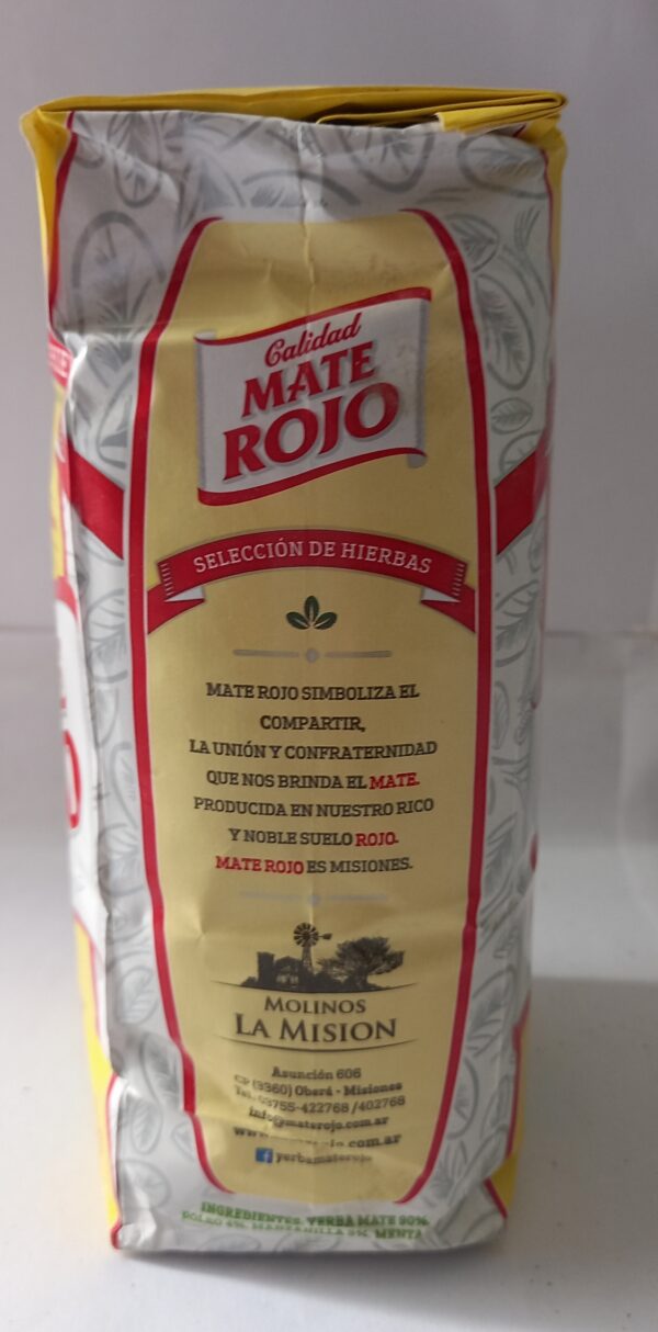 Yerba Mate Rojo con Hierbas 500g - Imagen 3