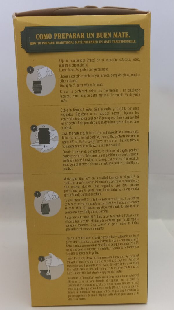 Yerba Mate Pampa Orgánica BCP 500g - Imagen 2