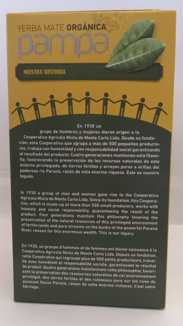 Yerba Mate Pampa Orgánica BCP 500g - Imagen 4