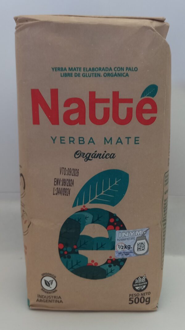 Yerba Mate Natte Orgánica 500g