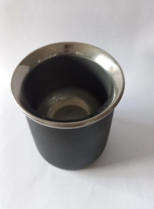 Mate térmico negro de acero inoxidable - Imagen 2