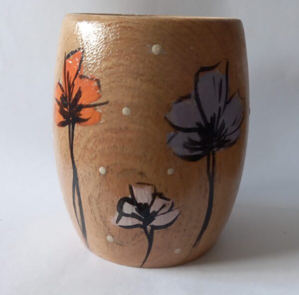 Mate de Algarrobo pintado a mano - Imagen 7