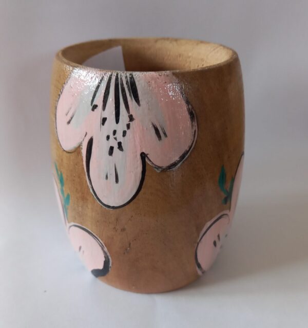 Mate de Algarrobo pintado a mano - Imagen 3
