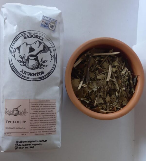 Yerba Mate Sabores Argentos Canchada Barbacuá (tereré) 500g - Imagen 2